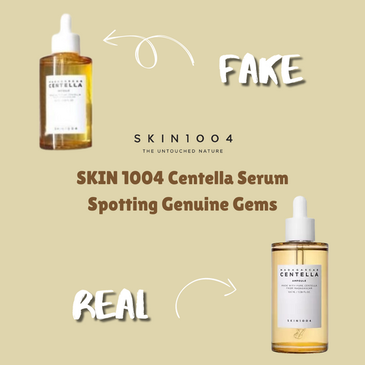 Spotting Genuine Gems: Real vs. Fake SKIN1004 Centella Serum 🌿✨
