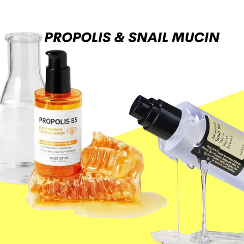 Snail Mucin and Propolis in Modern Skincare