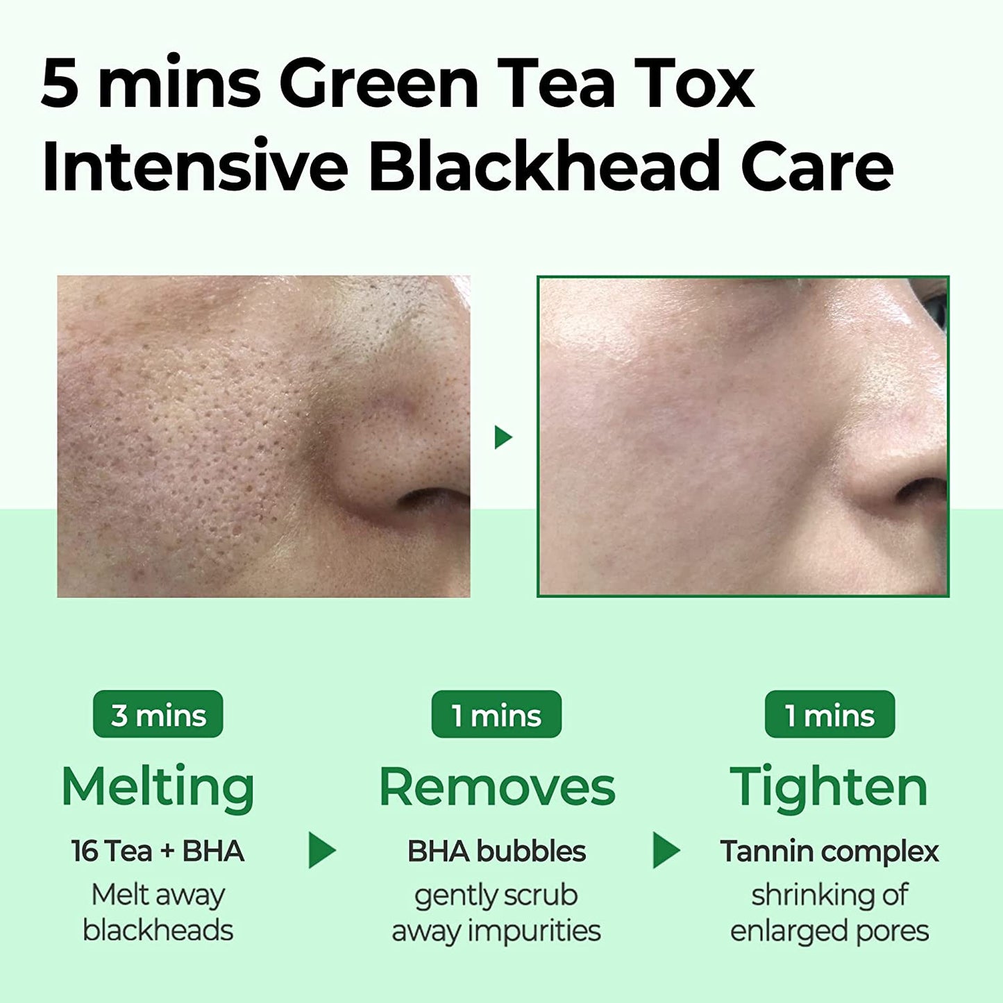 [Bye Bye Blackhead 30 Days Miracle Green Tea Tox Bubble Cleanser