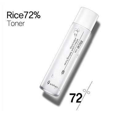 [9Wishes] Rice 72% Lucent Refining Toner 150ml