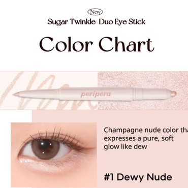 [Peripera] Sugar Twinkle Duo Eye Stick (2colors)