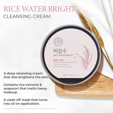 [THE FACE SHOP] Rice Water Cleansing Cream 200ml
