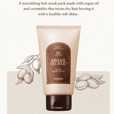 [Skinfood] Argan Oil Silk Plus Hair Mask Pack 200ml