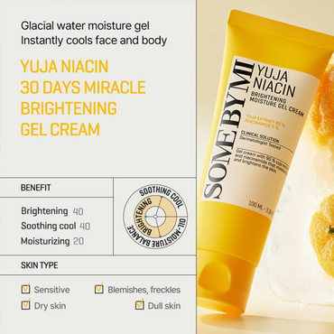 [SOMEBYMI] *renew* Yuja Niacin Brightening Moisture Gel Cream 100ml