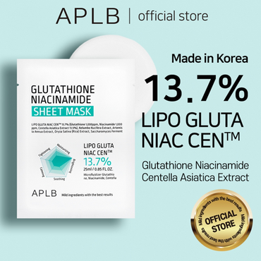 [APLB] Glutathione Niacinamide Sheet Mask (1ea)