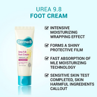 [DERMA:B] Urea 9.8 Foot Cream 80ml