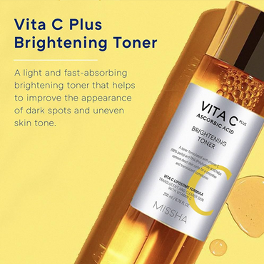 [Missha] Vita C Plus Brightening Toner 200ml
