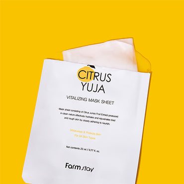[Farmstay] Citrus Yuja Vitalizing Mask Sheet (1ea)