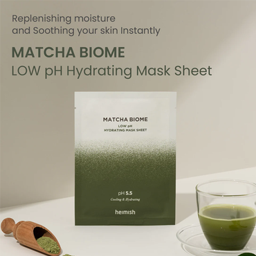 [Heimish] Matcha Biome Low pH Hydrating Mask Sheet (5ea)
