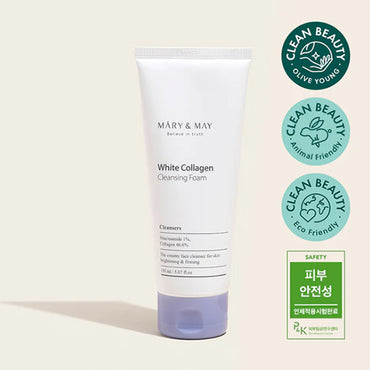 [Mary&May] White Collagen Cleansing Foam 150ml