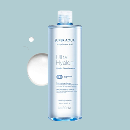 [Missha] Agua limpiadora micelar Super Aqua Ultra Hyalron 500ml