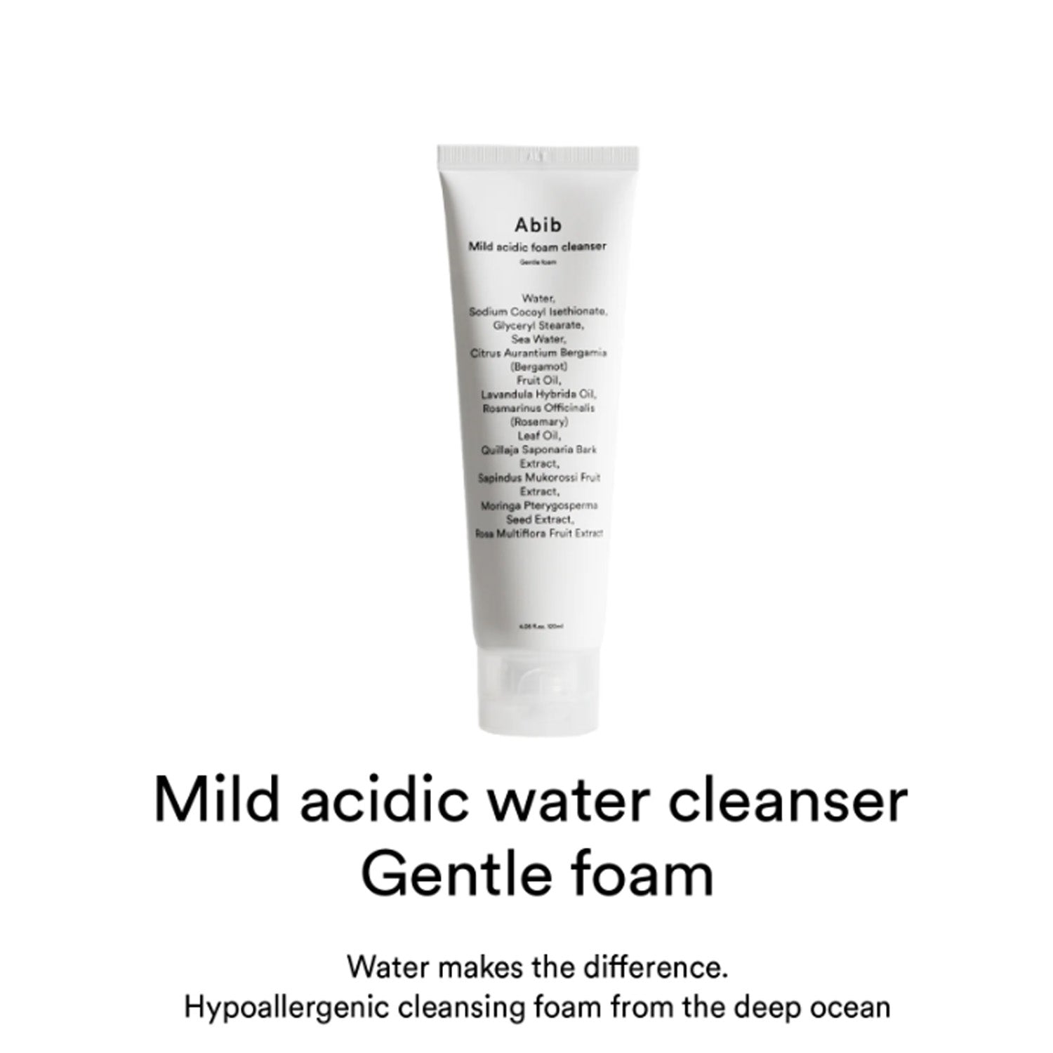 Abib] Mild Acidic Foam Cleanser Gentle Foam 120ml – Blooming KOCO