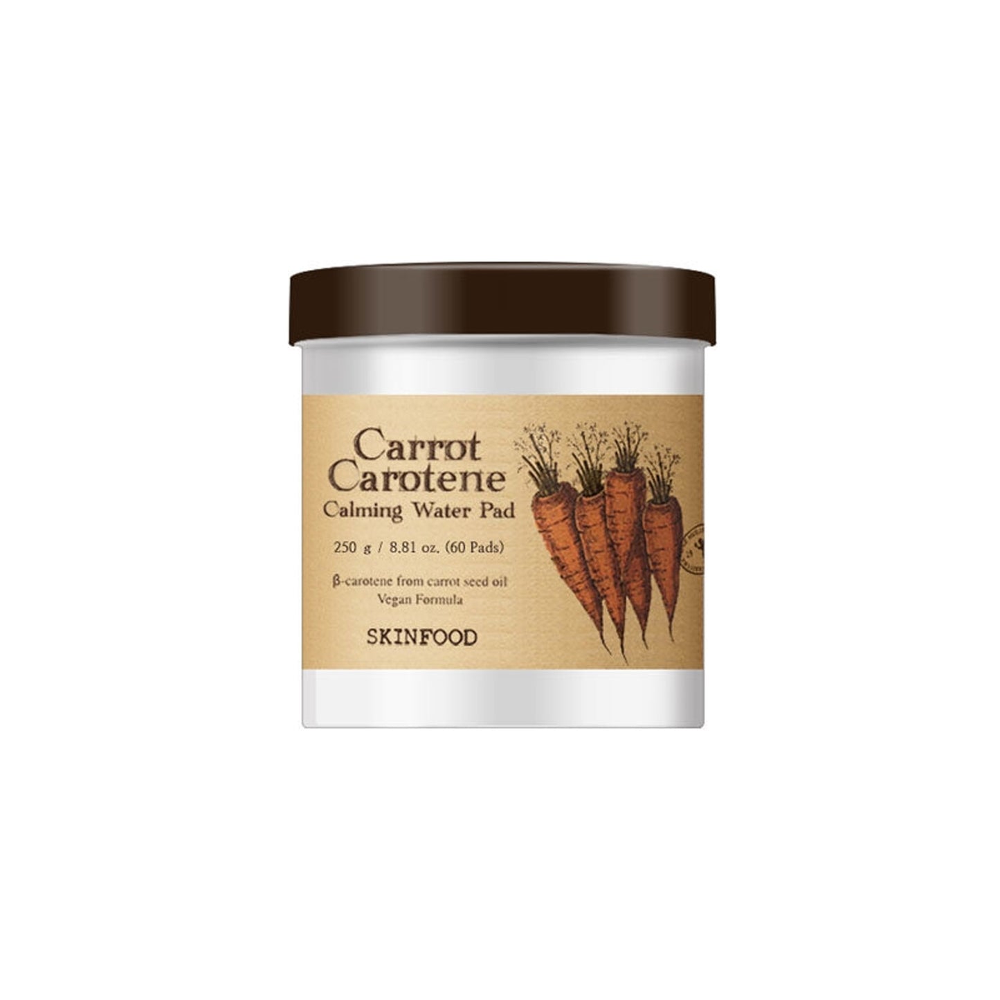 [Skinfood] Carrot Carotene Calming Water Pad (60ea)
