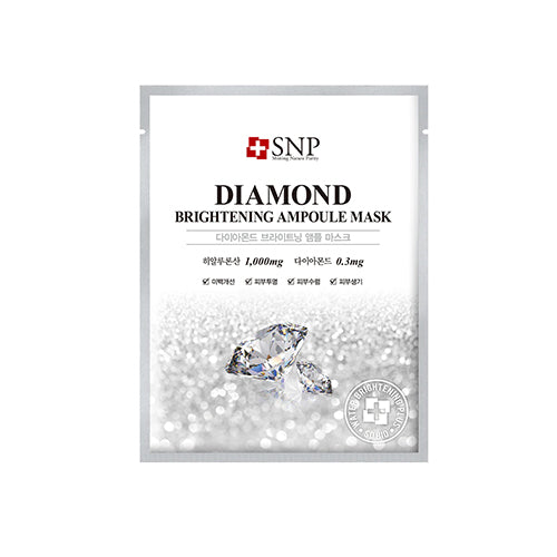 [SNP] Diamond Brightening Ampoule Sheet Masks
