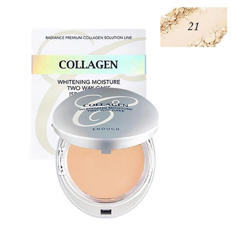 [ENOUGH] Collagen Whitening moisture two-way cake 13ml (2 colors)
