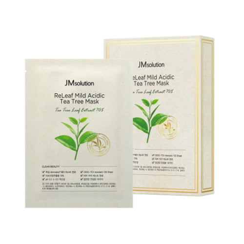 [JMSolution] Releaf Mild Acidic Tea Tree Mask (10ea)