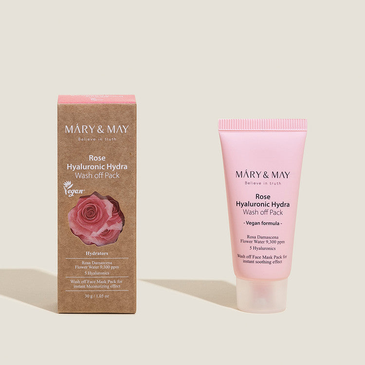 [Mary&May] Rose Hyaluronic Hydra Wash off Pack 30ml