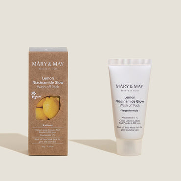 [Mary&May] Lemon Niacinamide Glow Wash off Pack 30ml
