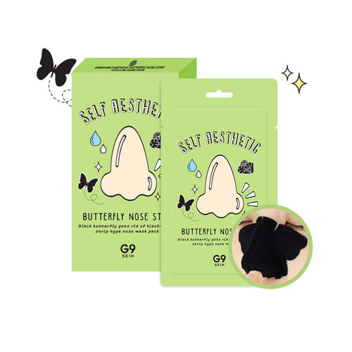 [G9SKIN] Self aesthetic Butterfly Nose Strip (5ea)