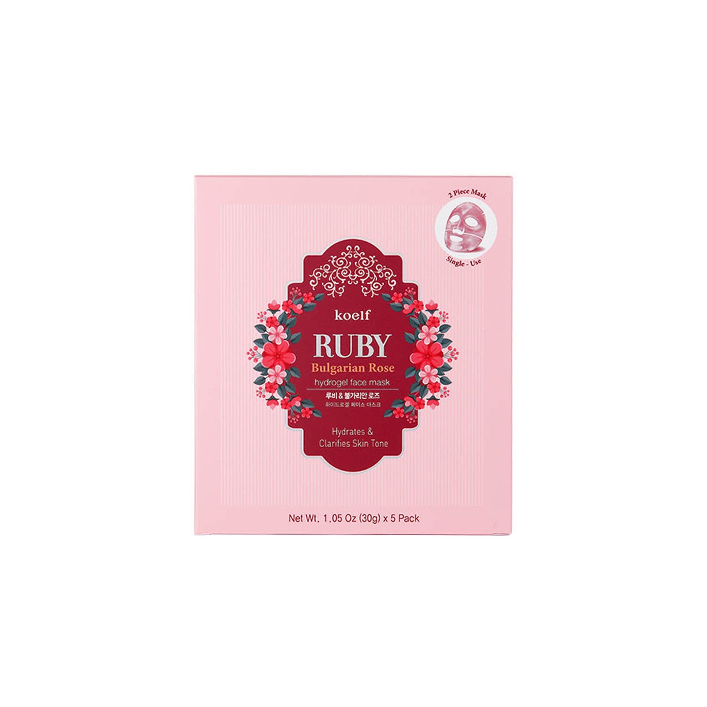 ***[KOELF] Ruby & Bulgarian Rose Mask pack (5ea)