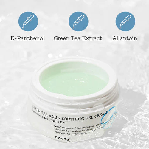 [COSRX] Hydrium Green Tea Aqua Soothing Gel Cream 50ml