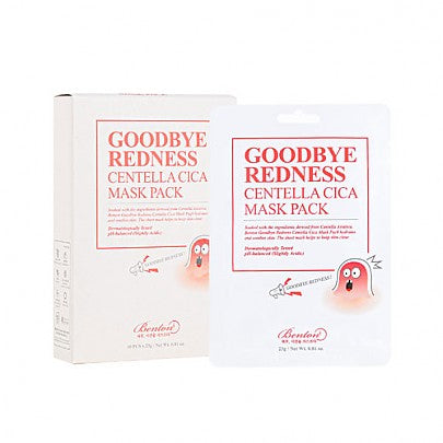 [Benton] Goodbye Redness Centella Cica Mask Pack (10ea)